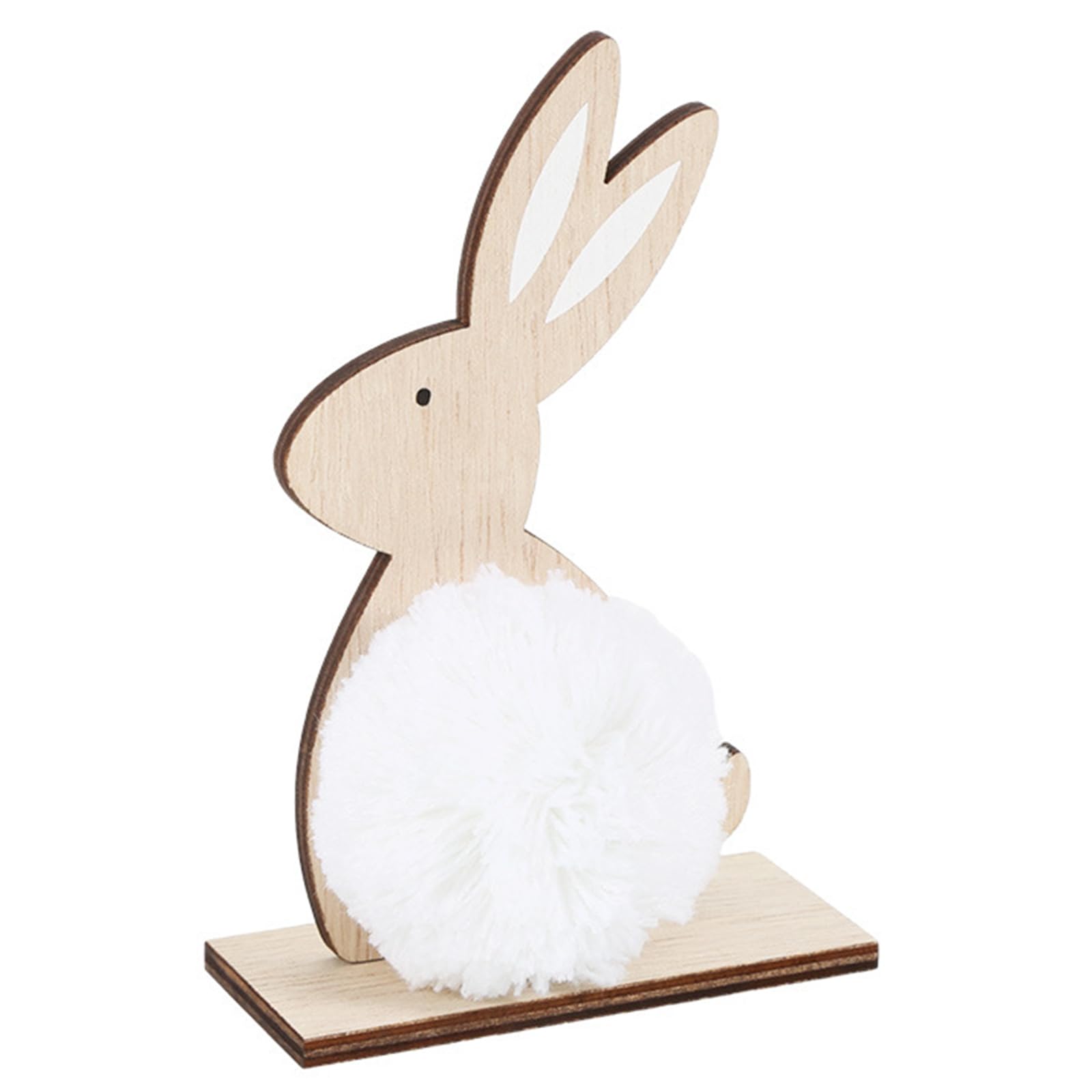 Kalttoy E Lovely Figurin Nordic Wooden Aster Hom Decorations Cartoon Animal Figures Tabl Decorativ Statu Decorativ Easter Statu