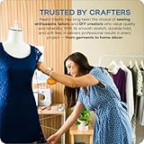 Realm Flat Elastic Band Black & White Sewing Crafts DIY Stretch (1/4 inch, 3/8 inch, 1/2 inch, 1 inch) (Black, 1/4 Inch - 5m) - Image 9