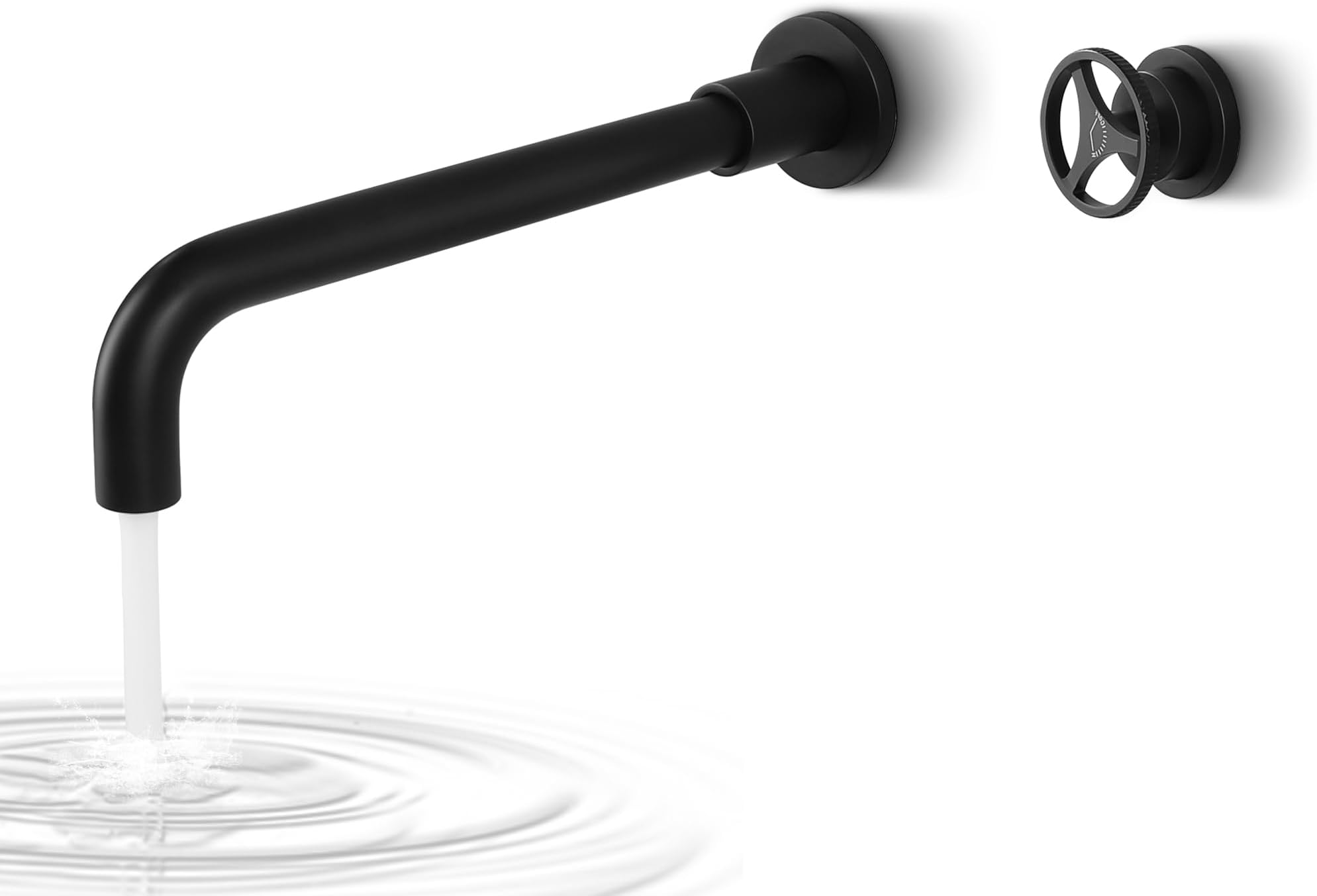 Wall Mount Automatic Faucet with Sensor Stainless Steel DC Powered ...