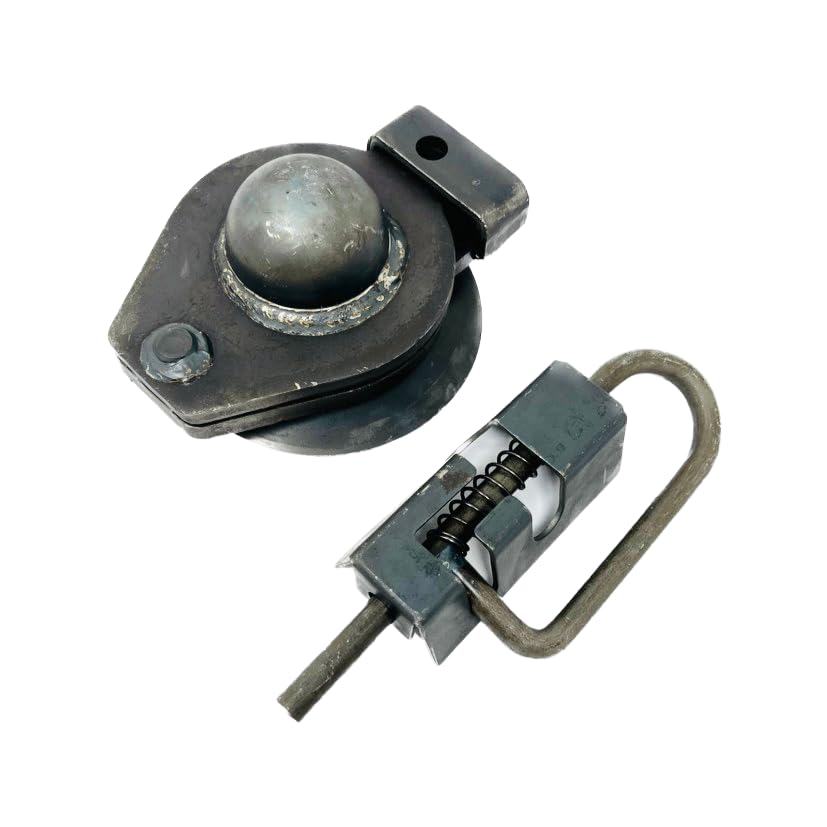 T Built Gooseneck Coupler Head with Handle 30 000-pound Rating Universal Fit for Trailers