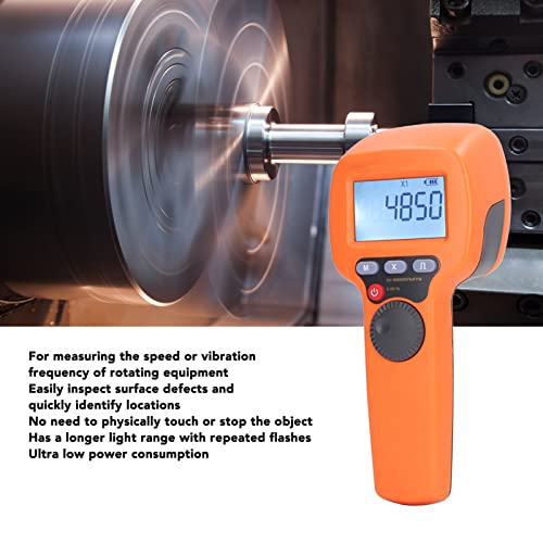Digital Handheld Strobe, High Accuracy, Prevent, LED Flash, Strobe, Tachometer for HVAC Motor Pressure,