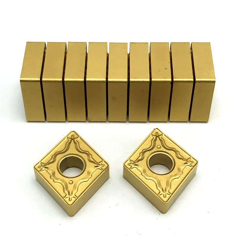 10 pcs CNMG120404 CNMG120408 Carbide Inserts para torno CNC miniatura 4