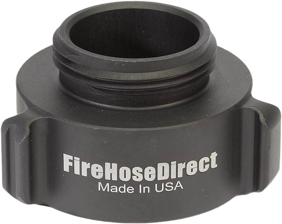 Aluminum 2" Female NPT to 1 1/2" Male NPSH Fire Hose Adapter