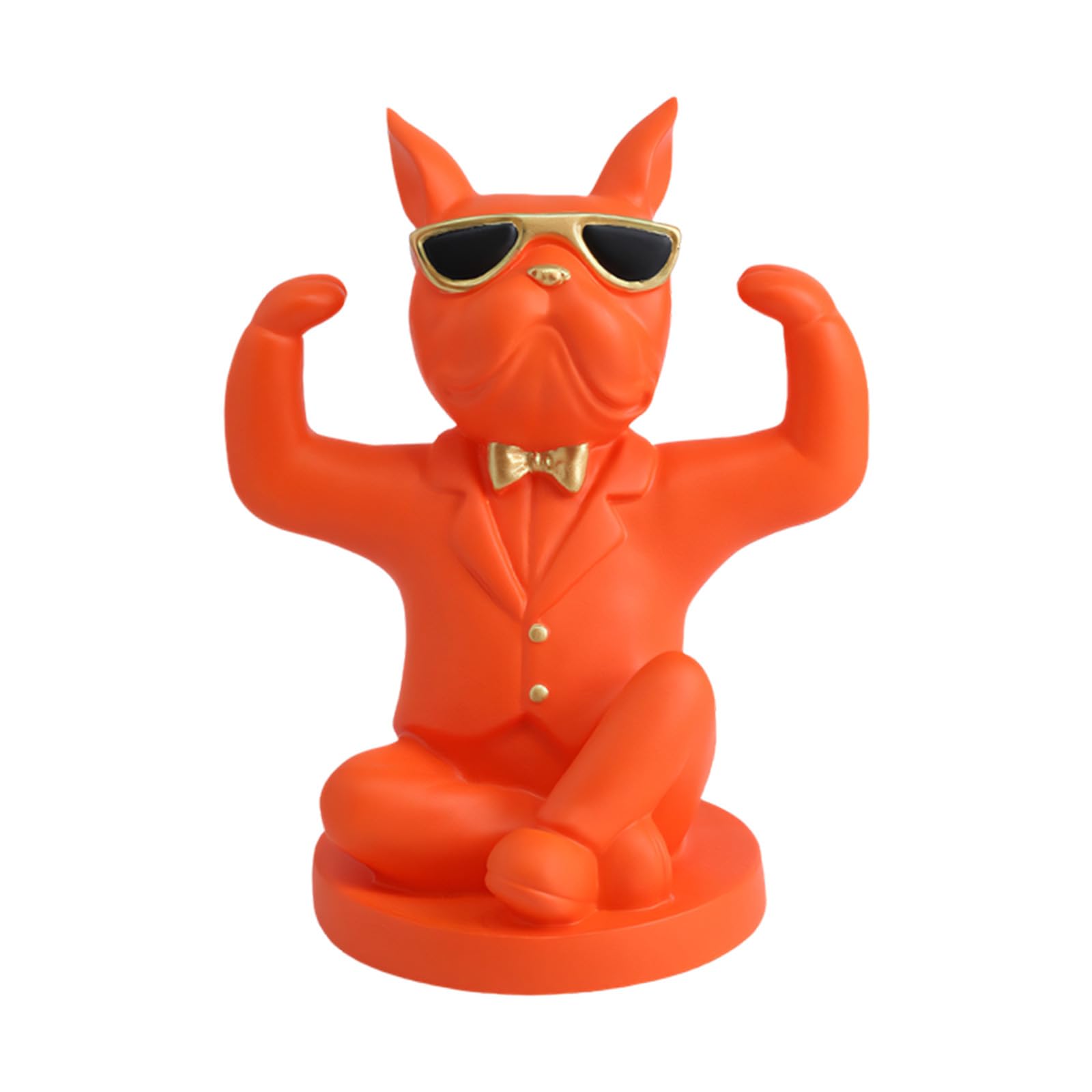 carotoe Modern Wine Rack Organizers in Fun French Dog Shape Sturdy Resin Materials French Dog Wine Display Stand Stand