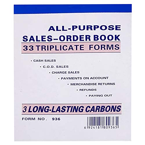 lot of 10 sales order book 33 triplicate forms carbonless 3 copy39s