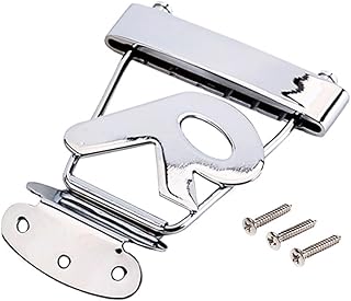 Milisten 6 String Semi Hollow Guitar R Shape Tailpiece Bridge Guitar Bridge Tailpiece Jazz Guitar Bridge Tailpiece Semi-hollow Tailpiece Bridge Tailpiece Bridge Replacement Tailstock Screw