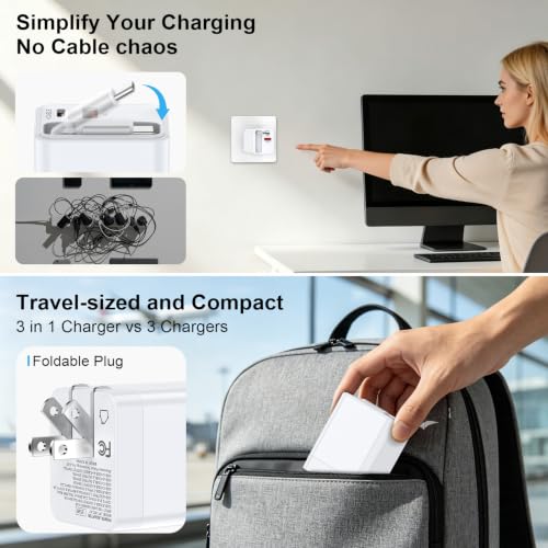 Retractable USB C Charger for Google Pixel 11/11 Pro/11 Pro XL/11 Pro Fold - image 5