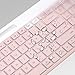 Keyboard Cover for Logitech MK470 & Logitech K580 K585 Slim Keyboard - Clear