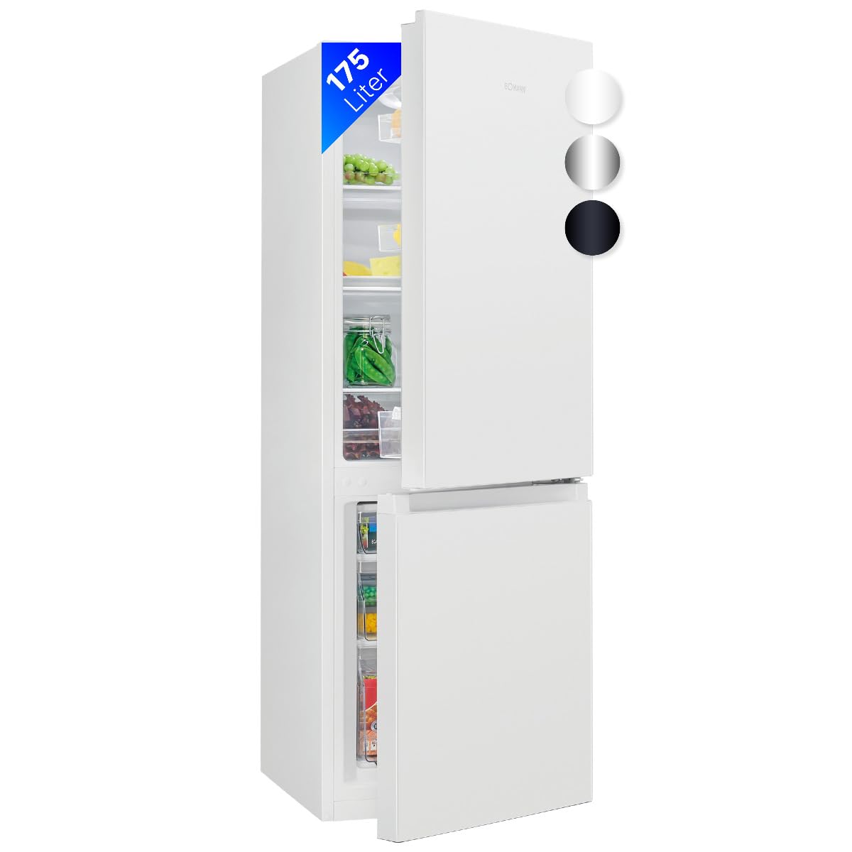Bomann Frigorifero e Congelatore 175L Bianco KG322-1