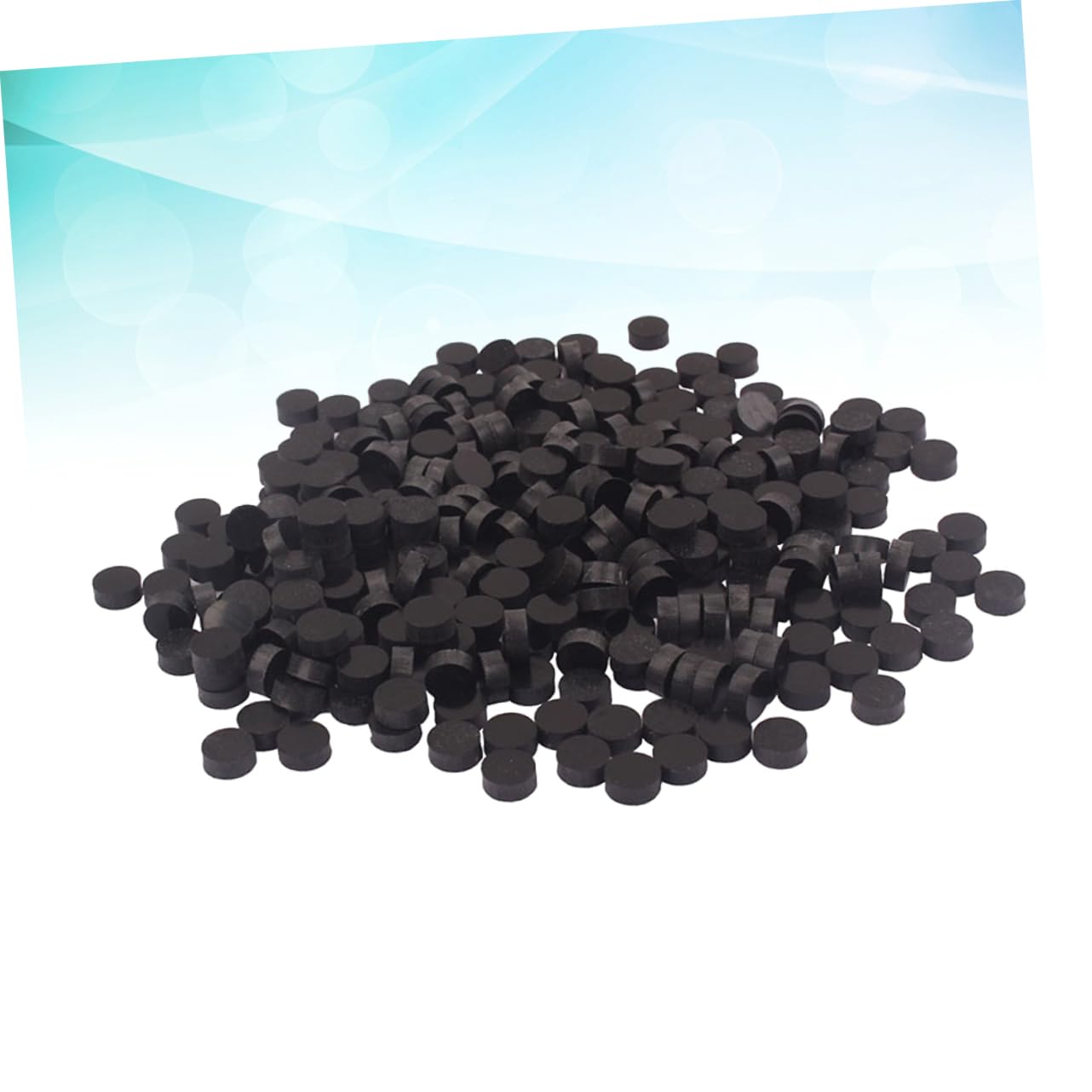 BESPORTBLE 300pcs Abalone Inlay Dots for Guitar Mandolin Ukulele Durable Plastic Fingerboard Dots for Decoration and Black