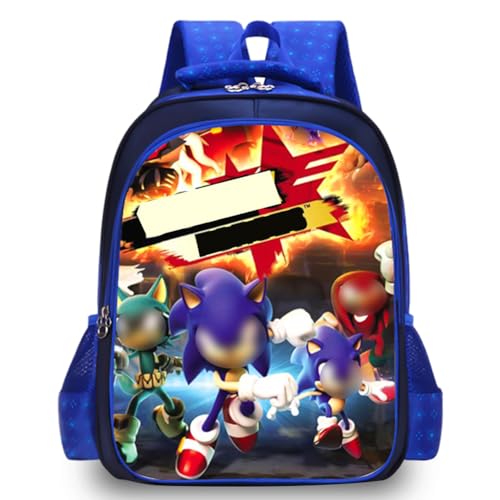 YCVBCY Sacs à Dos pour Enfants, 3D Sac à Dos Personnage, Bretelles Réglables Rembourrées Cartables Kids Backpack Grand Cartable, Animé Thème Imperméable...