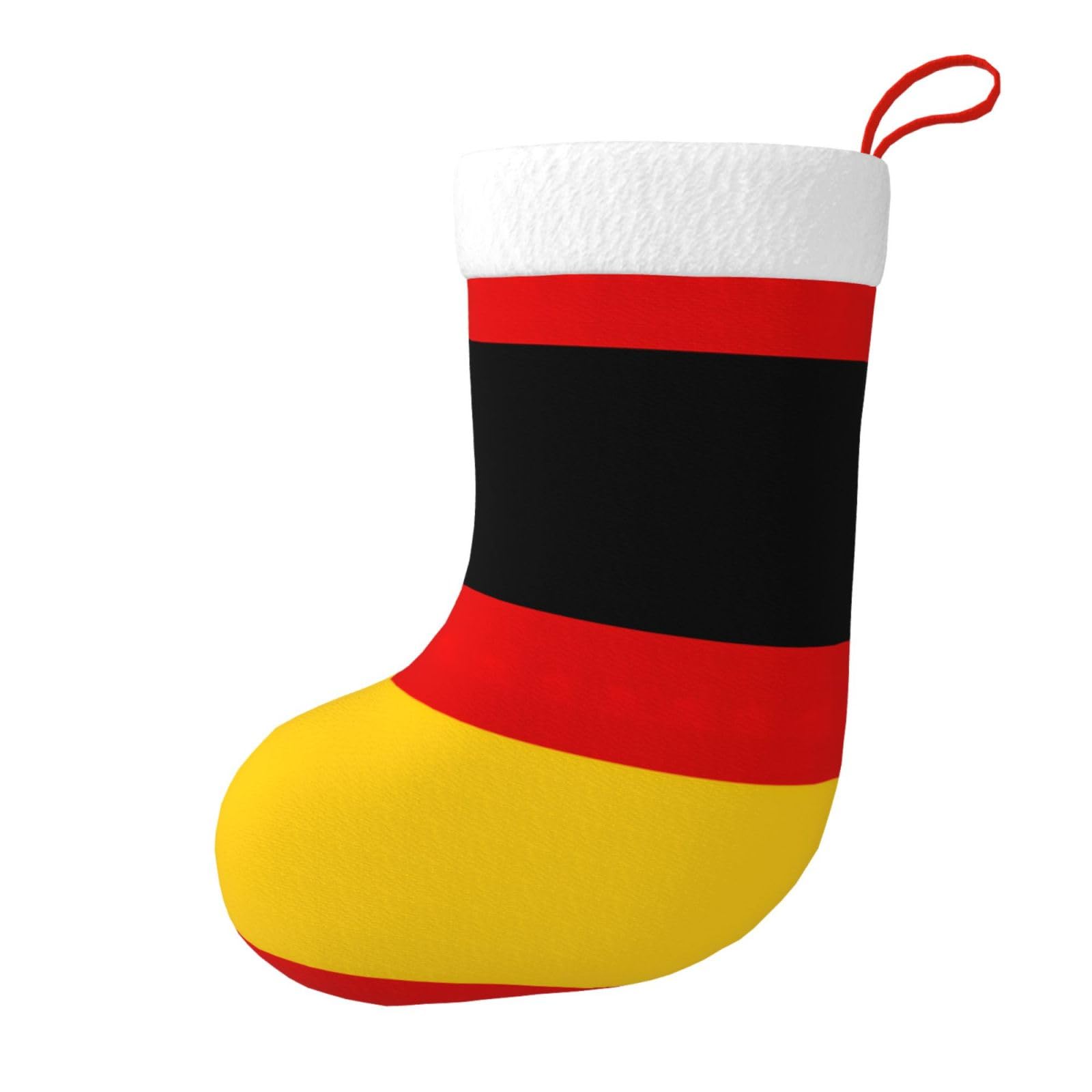 TTYDOKLA German Flag Print Themed Christmas Socks,Novelty Decorative Socks,Stylish Decorative Socks Festive Ornament