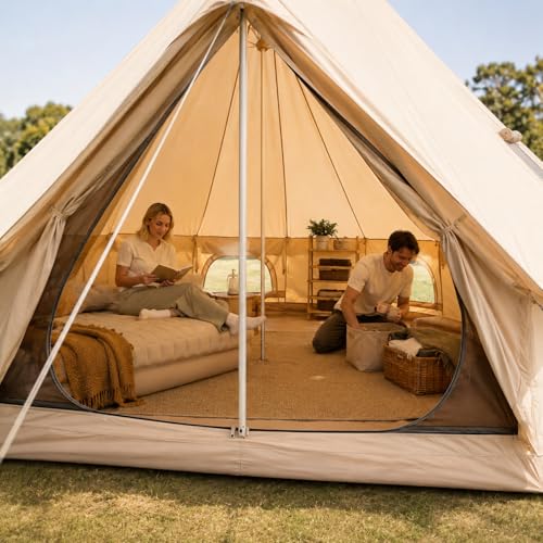 13.1ft Bell Tent with Stove Jack