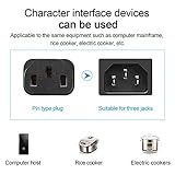 XINYUWIN UK 3 Prong 5FT Kettle Lead IEC C13 Universal AC Power Cord Compatible with Personal Computer, PC Monitor, Plasma TV, Printer Power Supply Replacement Cable - Image 5