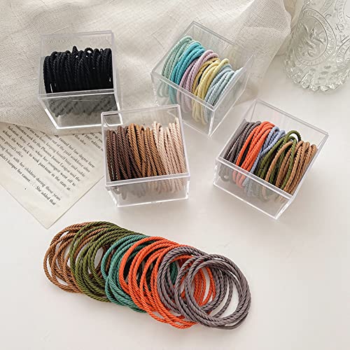 KARNIN-150Pcs-No-Damage-Hairband-Elastic-Hair-Ties-for-Women-Girls-Tiny-Ponytail-Holder-Rope-Mixed-Colors-Soft-Colorful-Rubber-Band-Hair-Accessories