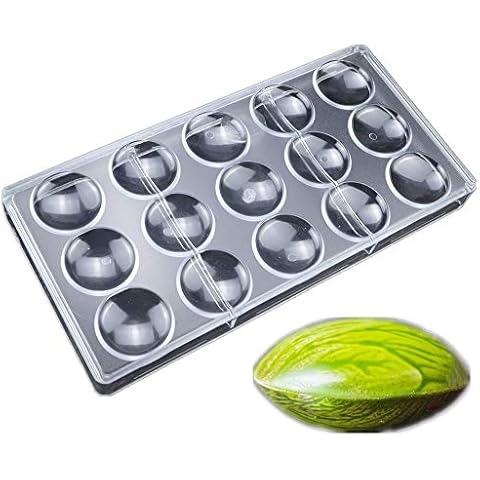 15 Cavities 4cm Round Thin pita Pancake Macaron Biscuit Cracker Shape PC Polycarbonate Chocolate Mold Fondant Decoration Tools Cover