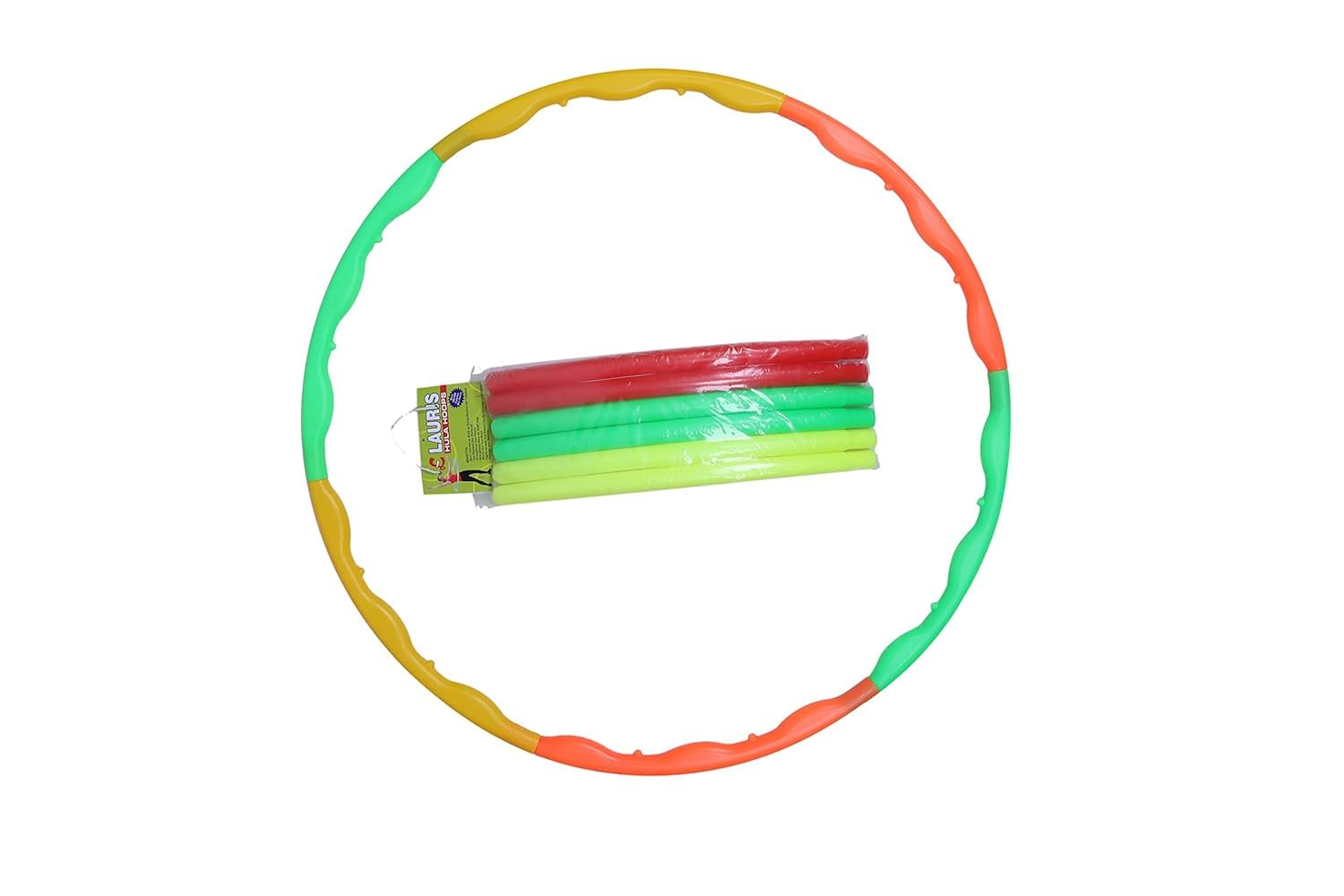 LAURIS Hula Hoop Plastic Set of 6 - Perfect for Dance, Exercise, and Weight Loss Workouts - Ideal for Adults, Women, Girls, and Kids Gymnastics - Interlocking Ends, Complete Diameter 24-30 Inches-image-40