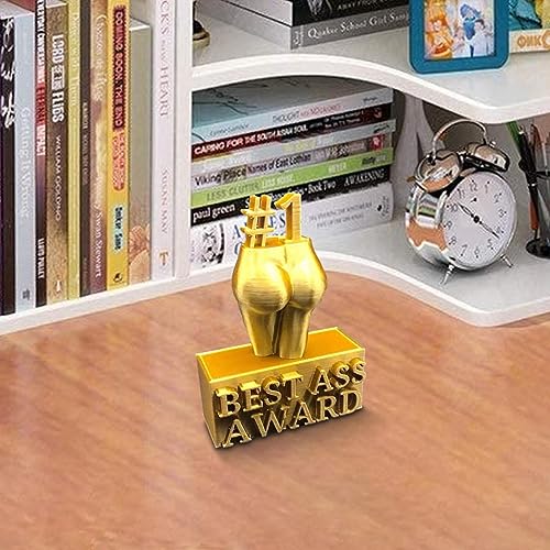 Best Ass Award – Enfeite de troféu de resina de ouro de melhor bunda, decoração de troféu de escultu