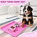 Maxdot 3 Pcs Pink Dog Crate Tray Replacement Pan for 24 Inch Crate Home, Pink Dog Ideal for Potty Training Tray Chew Proof Pet Kennel Plastic Waterproof, Easy to Clean, Ideal for Pet Potty Training