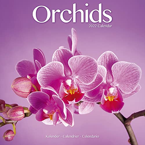 Orchids Calendar - Garden Wall Calendar - Flower Calendars 2021-2022 - 16 Month Premium Wall Calendars