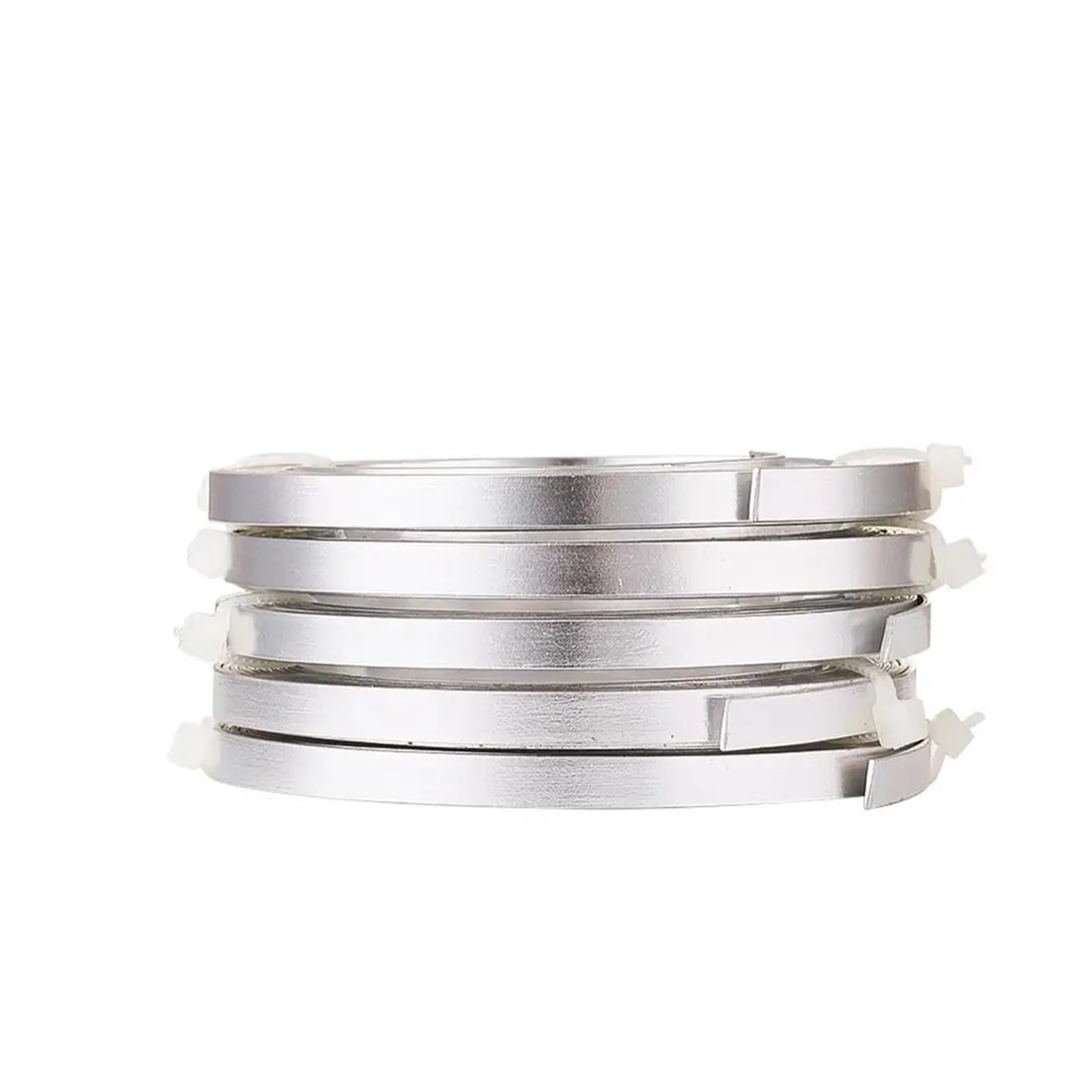 Filo di Alluminio 5 Rotoli di Filo di Alluminio Piatto for la creazione di Gioielli Fai da Te Argento Dorato PeachPuff 3x1mm 5x1mm Circa 2m/Rotolo(5x1mm Goldenrod)