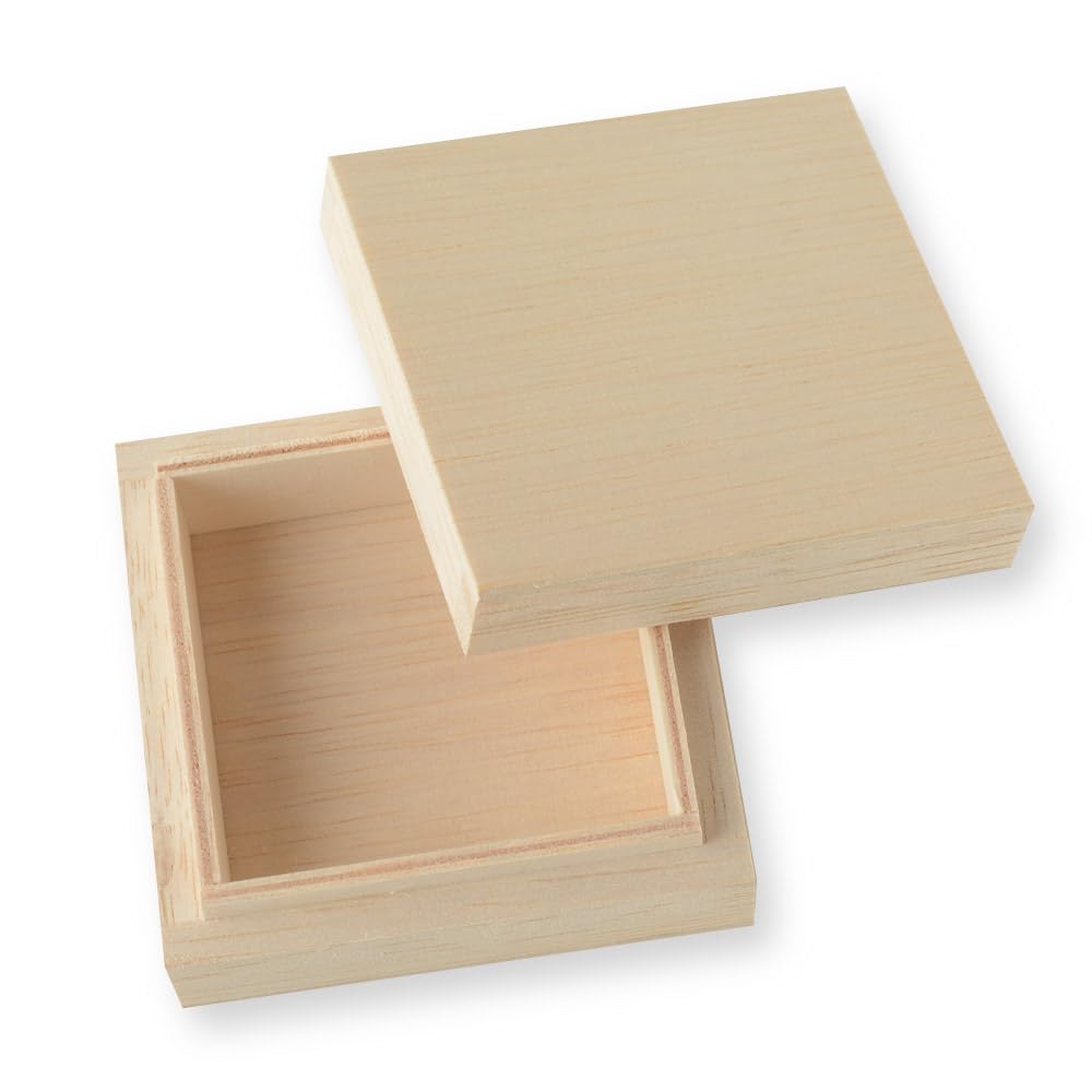 Paulownia Wood Gift Box, Small Handmade