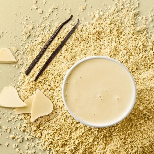 Image of Hotel Chocolat Hot Chocolate Mix - White Vanilla Drinking Chocolate with More Cacao, Less Sugar, 10 Servings, Gourmet Cocoa