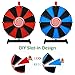 WinSpin 18 Inch Prize Wheel DIY Insertable Tabletop Spinning Wheel, 14 Slots Fortune Design Carnival Spin Game, DIY Series