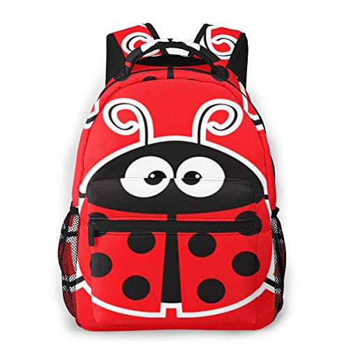 RTUBNSD Mochila Escolar Niño Chico Chica  Lady Bug 540 Casual Mochilas Portatil 14 Pulgadas