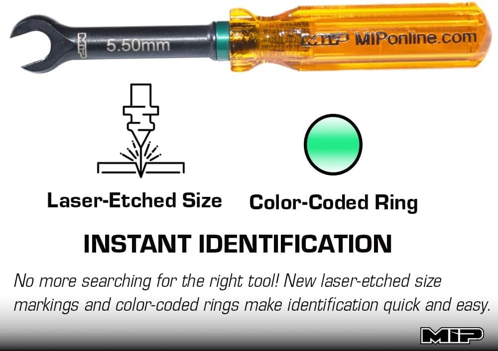 MIP Turnbuckle Wrench Gen 2 5.5mm – Precision Tool for RC Car, Truck, Crawler, Boat, Drone Repair, Upgrade Parts for RC Model Maintenance