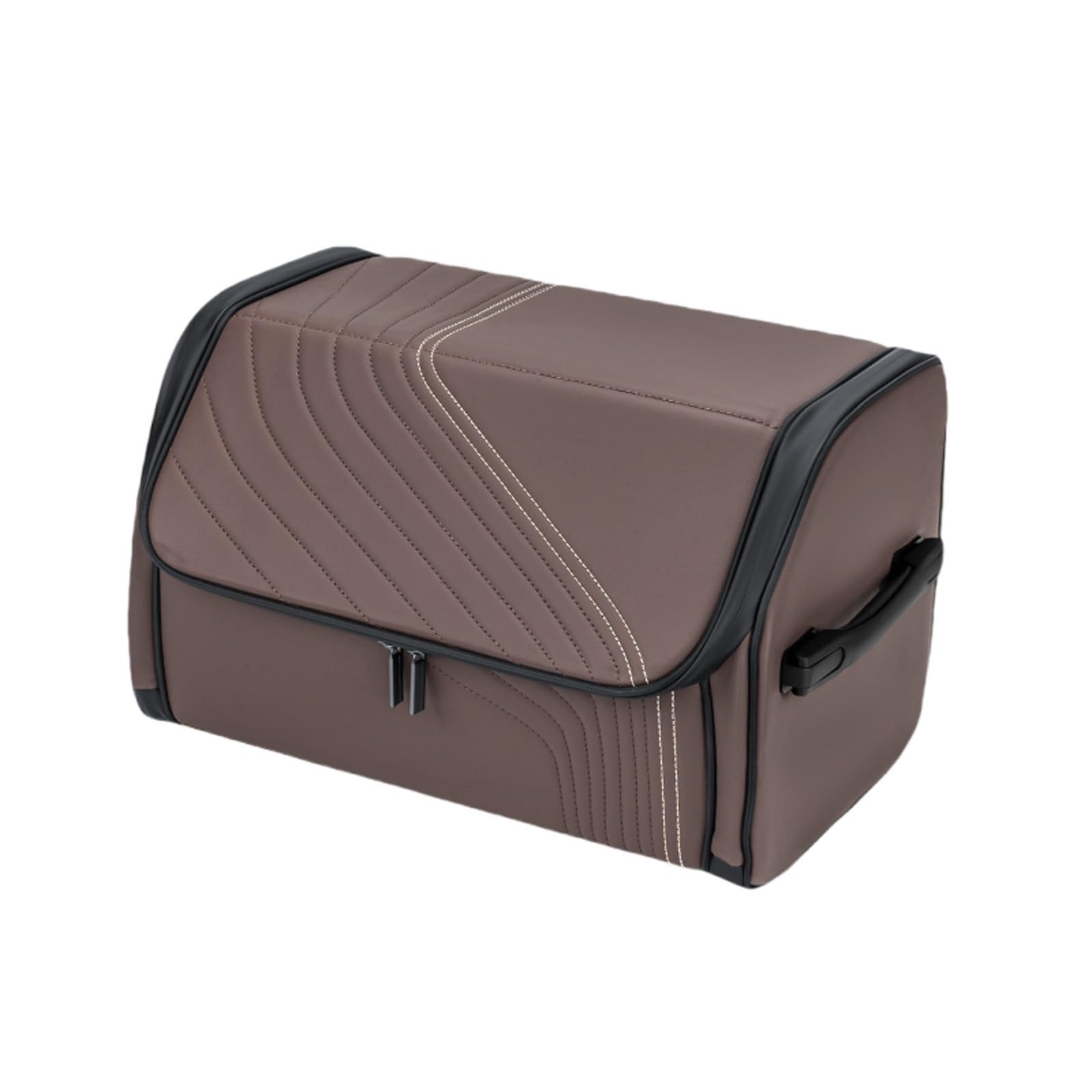 Dfrywdgsey Brown Foldable Trunk Organizer For Car Storage - Collapsible Auto(Brown)