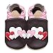 HOBEA-Germany Scarpe da Bambino per Ragazze, Numero di Scarpe:16/17 (0-6 Monate), Modello Scarpe:Cuore