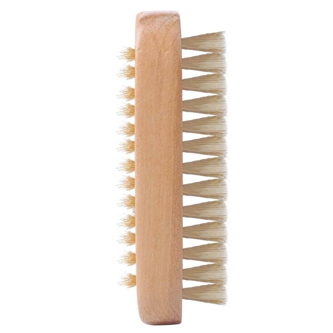 Digital Shoppy Custom Double Side Boar Bristle Nail Cleaning Brush Wooden Handle Pedicure Tool with Nail Dust Removal Feature-image-46