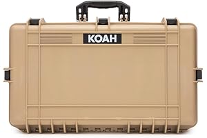 Koah Weatherproof Hard Case with Customizable Foam: Safeguard Your Valuables