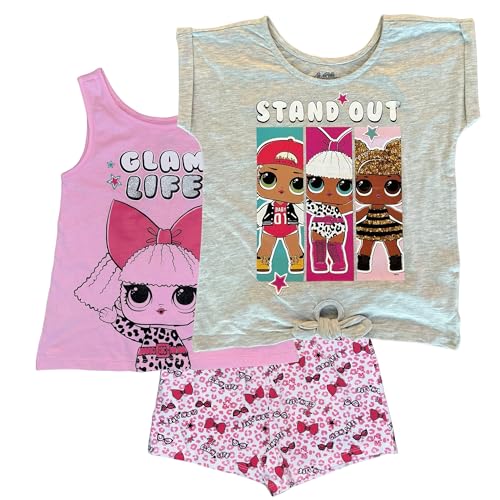 Image of L.O.L. Surprise! Girls' 3-Piece T-Shirt, Tank Top and Short Set