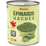 AUCHAN Epinards hachés 795 g...
