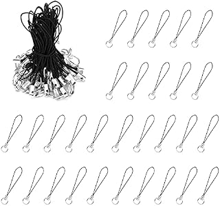 SAVITA Split Ring Strap for Mobile Cell, Detachable Lanyard Phone Ring Strap Cellphone Cord for Hanging Charms Pendents USB Keychain