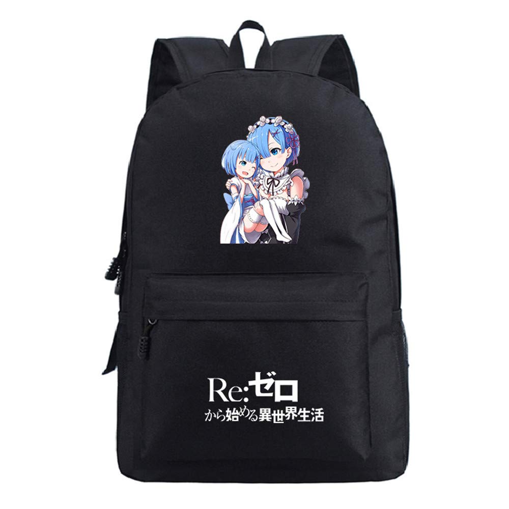 GO2COSY Anime Re:Zero: Starting Life in Another World Backpack Daypack Student Bag School Bag Bookbag