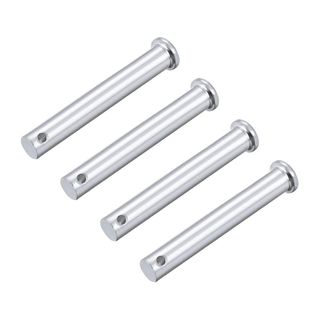 Clavijas de un solo agujero Uxcell de cabeza plana para reparar holguras en bisagras 4