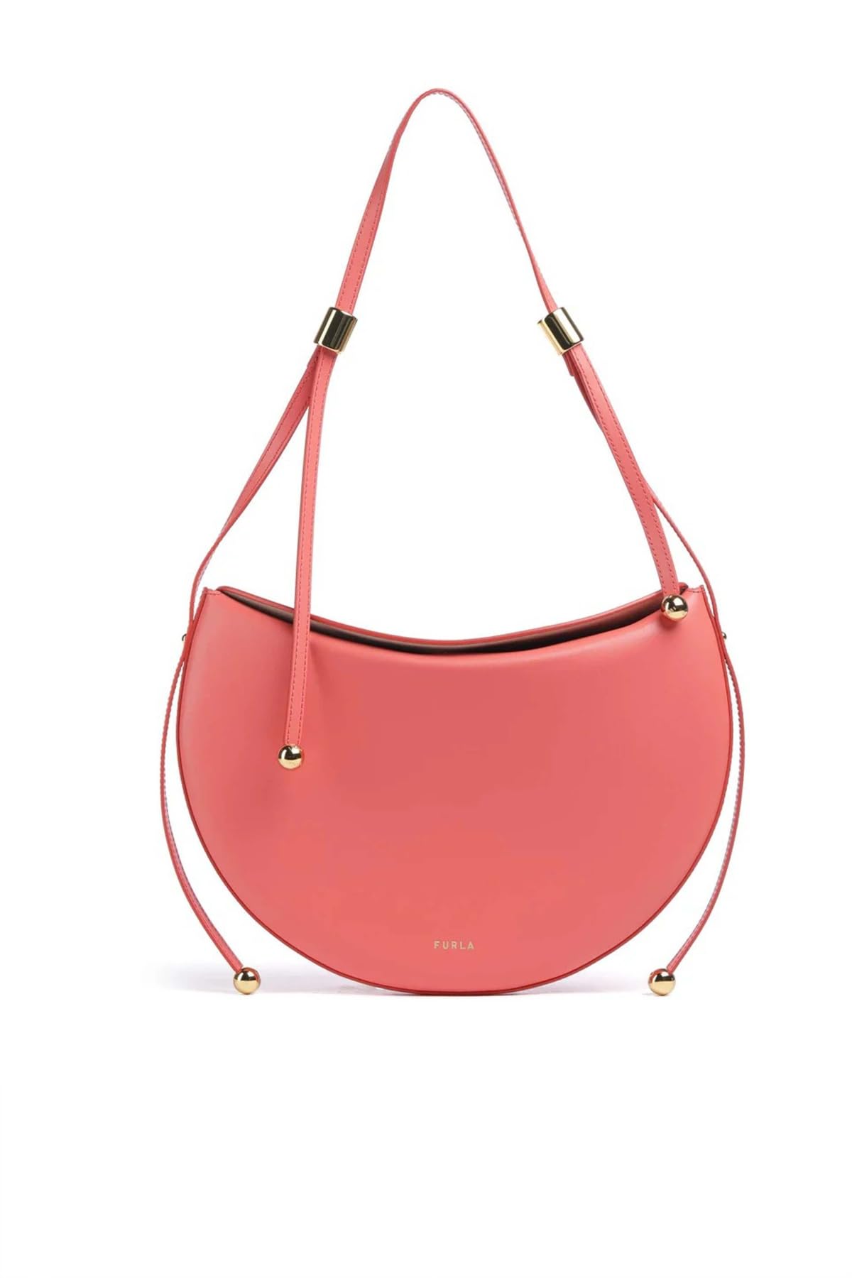 Furla Pelle borsa a tracolla Moonstone Shoulder Bag Aperitivo rosso chiaro