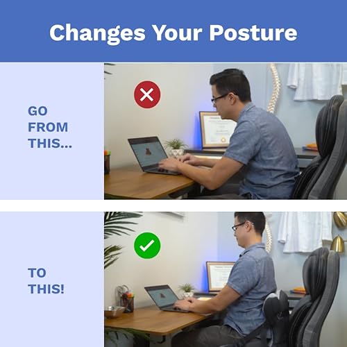 Lifted Lumbar LL-BL001 Doctor-Developed Adjustable Back Seat Cushion For Chairs, Couch, Driving - Lumbar Support Pillow thumb #2
