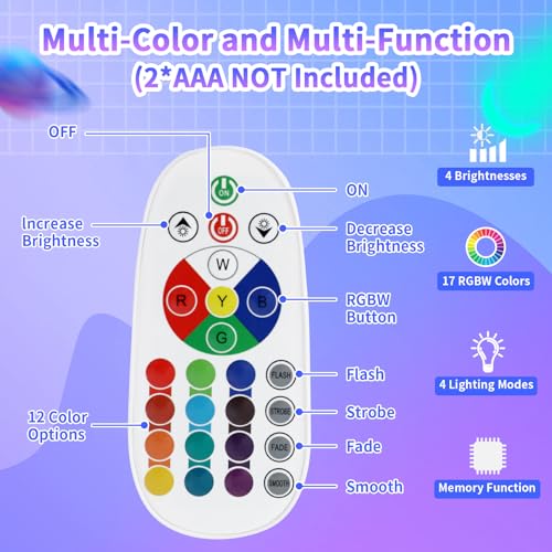 Image of Liquid Motion Lamps with Remote, 17 Colors Changing Night Light 13.5 Inch RGB LED Table Lamp Relaxing Lamp for Kids Adults, LED Night Lights Lamp for Home Decor Christmas,White Wax Purple Base