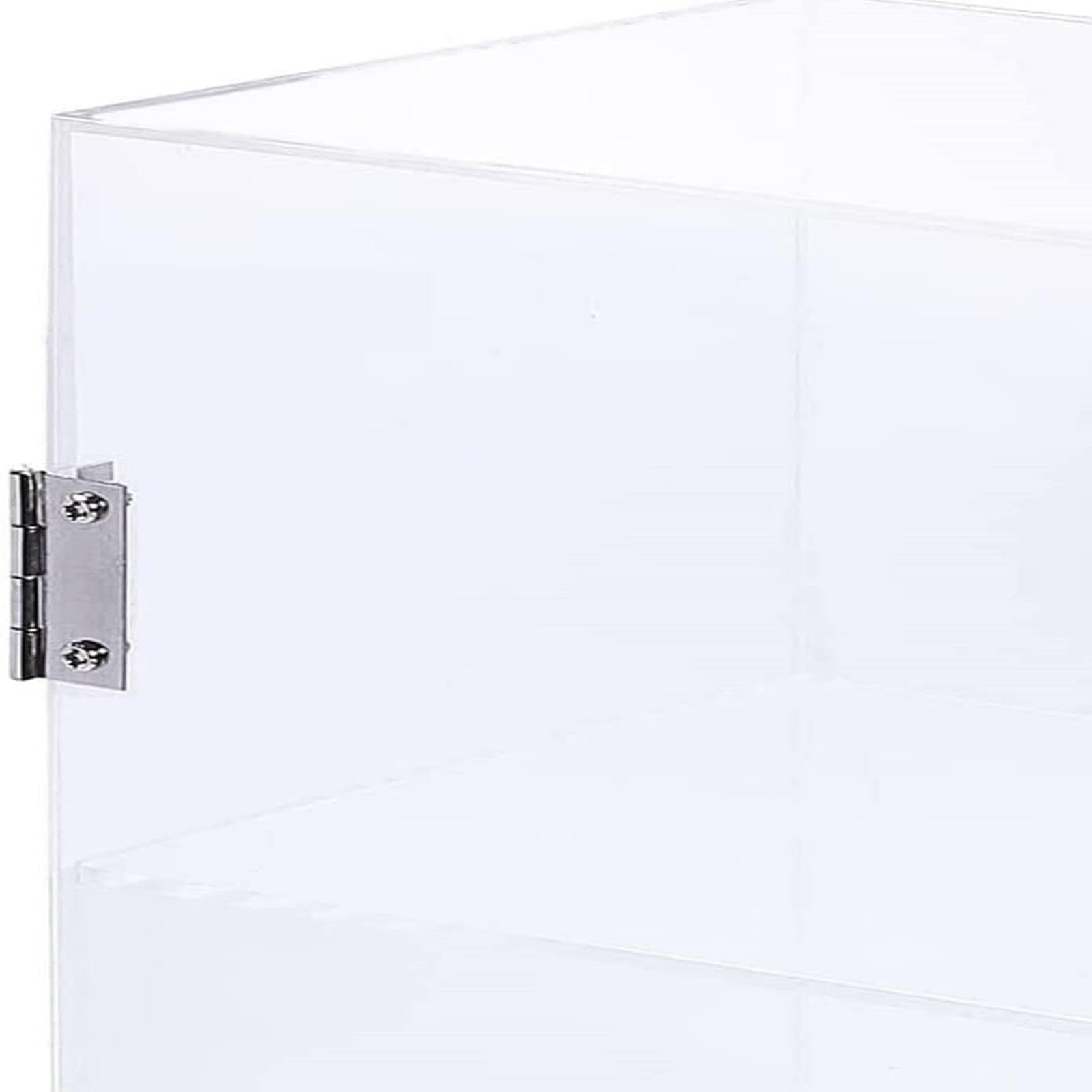 Vitrina Acrílica con Y Llaves, Caja Expositora Transparente, Soporte de Escritorio, Vitrina Transparente, Vitrina para de Arte, Figura