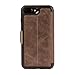 OtterBox STRADA SERIES Case for  iPhone 8 Plus & iPhone 7 Plus (ONLY) - Retail Packaging - ESPRESSO (DARK BROWN/WORN BROWN LEATHER)