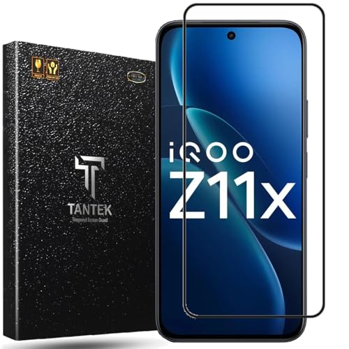 Image of TitanGuard Tempered Glass Screen Protector Guard for iQOO Z11x 5G and Vivo T5x (6.72 Inch) - 9H Hardness, Military Grade, Anti-Static, Easy Installation Kit - 1 PACK