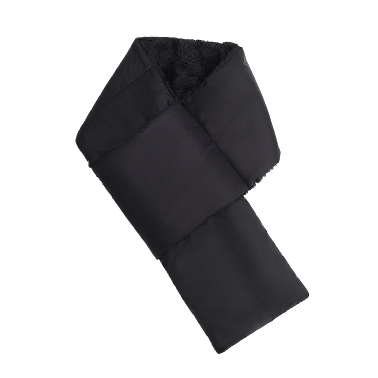 3-teiliger warmer Winterschal for Damen und Herren, dicker Plüsch, mit Fleece gefüttert, wasserabweisend, winddicht Für Camping, Wandern