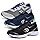 Kit 3 Pares Tênis Masculino Esportivo Academia Treino Musculação Caminhada Combo (Preto+Verde+Cinza, BR, Adulto, Numérico, 42)