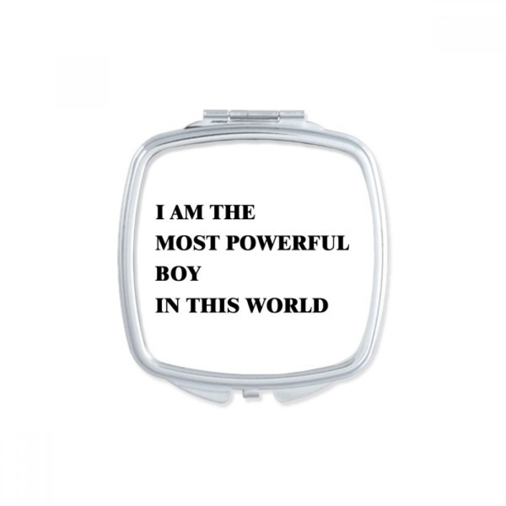 Miroir compact portable pour éviter les bavures de maquillage partout
