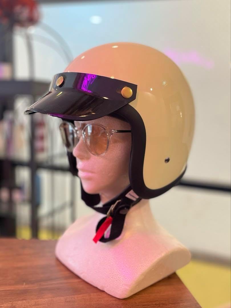 BELL 500-TX ジェットヘルメット S アイボリー PSCマークあり ジェットヘルメット 500-TXBELL 500-TX ジェットヘルメット S