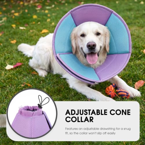 Image of Dog Cones for Large Dogs Soft Dog Cone to Stop Licking
